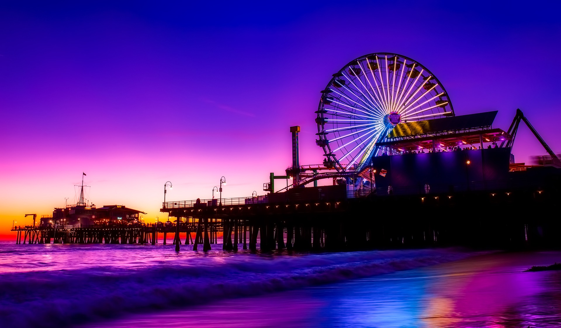 Santa Monica Pier   Santa Monica Jet Charter 